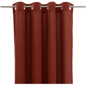 Завеса от рипсено кадифе в теракотен цвят 140x260 cm Merely – Casa Selección