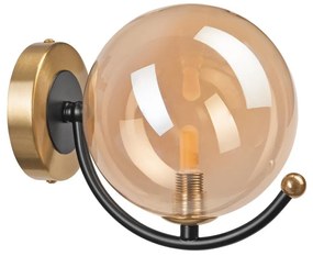 Аплик GEORGIA 1xE14/5W/230V златист/опушен бежов