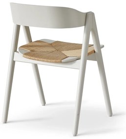 Бежов трапезен стол от букова дървесина с ратанова седалка Findahl от Hammel Mette - Hammel Furniture