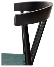 Черно-тюркоазен стол за хранене Sava - DAN-FORM Denmark