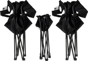 Сгъваем комплект за къмпинг - 2 стола + маса