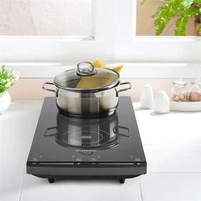 Klarstein VARICOOK SLIM индукционна плоча 2 котлона 2900W 60-240 ° C черна