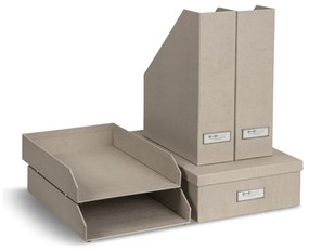 Картонени органайзери за докумнети в комплект от 5 бр. Holger – Bigso Box of Sweden
