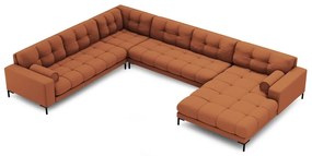 Ъглов диван в тухлен цвят (ляв ъгъл) Bali – Cosmopolitan Design