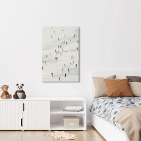 Картина на платно – Зимни забавления на склон