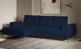 Ъглов диван Holland Mini-тъмно син-ляв
