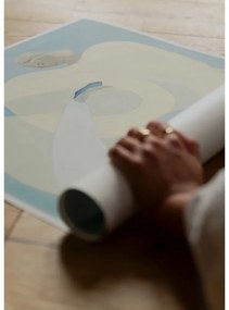 Постер 70x100 cm Hold You - Blue – Sofia Lind – The Poster Club