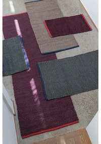 Кафява пътека от юта 80x245 cm Notes – Mette Ditmer Denmark