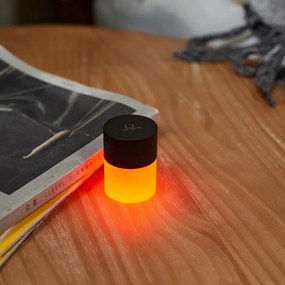 Черна светлинна декорация с USB ø 4,5 cm Lemelia – Gingko