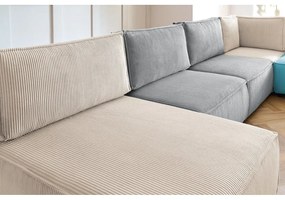 Променлив ъглов U-образен диван от велур Nihad modular - Bobochic Paris