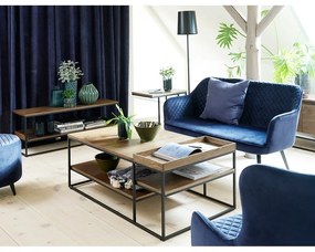 Кафява масичка за кафе 70x120 cm Rivoli – Unique Furniture