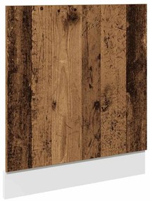 856134 vidaXL Панел за съдомиялна машина Old Wood 60x1,5x67 cm