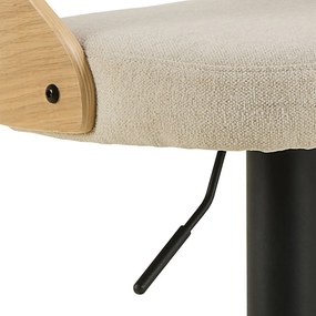 Бар столове в комплект с регулируема височина 2 бр. (височина на седалката 84 cm) Lucy – Actona