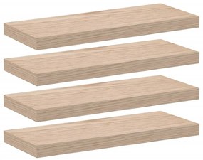 4010690 vidaXL Рафтове за стена, 4 бр, 60x23,5x4 см, инженерна дървесина