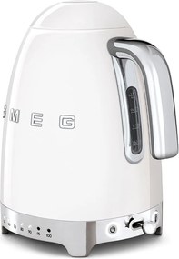 Бяла електрическа кана от неръждаема стомана 1,7 l Retro Style – SMEG