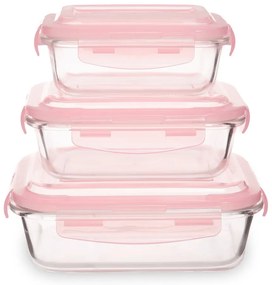 Стъклени буркани за храна 3 бр. Freska - Premier Housewares
