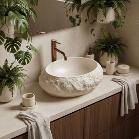 Умивалник за плот Mika Warm Beige