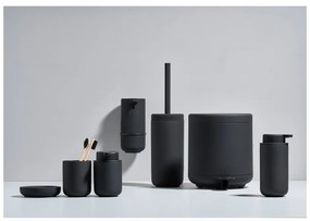 Черен стенен диспенсър за сапун от фаянс 450 ml Ume - Zone