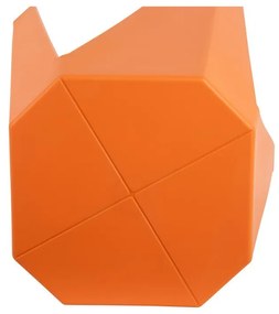 Оранжев пластмасов стол Cherish – Leitmotiv