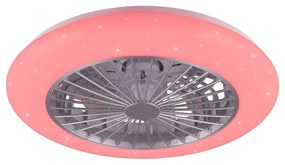 Бяло LED осветително тяло за таван Stralsund – Trio