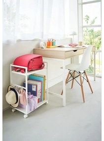 Бял метален подвижен стелаж 42x60 cm Tower – YAMAZAKI