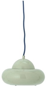 Зелено висящо осветително тяло с метален абажур ø 22 cm Bubble – Bloomingville