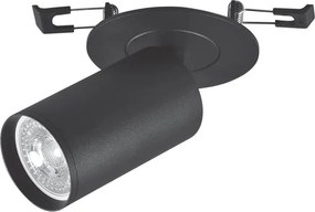 Спот за вграждане LUX, черен, 1хGU10