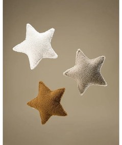 Светлокафява детска възглавница за диван от букле Star – Wigiwama