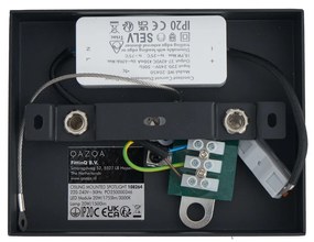 Модерен повърхностно монтиран прожектор черен вкл. димируем LED - Apollo