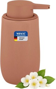 Кафяв пластмасов диспенсер за сапун 400 ml Fablo – Wenko