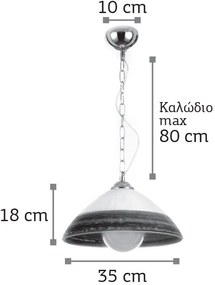 Плафон InLight 4409-A-Silver