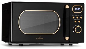 Klarstein Julieta, микровълнова фурна с грил, 20 л, 700 / 800 W, Ø25,5 см, 8 програми