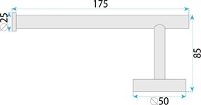 Поставка за тоалетна хартия 6611 Modern Copper