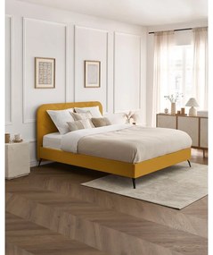 Двойно легло тапицирано с включена подматрачна рамка 160x200 cm Prune – Bobochic Paris