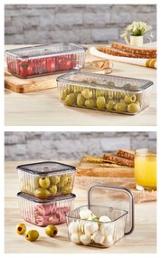 Комплект кутии за съхранение (13 броя), цвят Антрацит