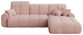 Розов разтегателен диван Devichy , десен ъгъл Tous - devichy