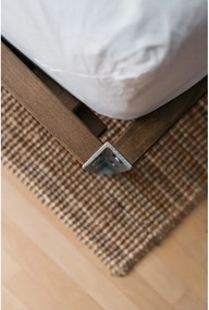 Двойно легло от масивен бор с включена подматрачна рамка в естествен цвят 140x200 cm Core – Karup Design