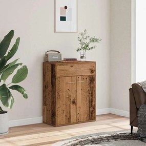855896 vidaXL Шкаф Old Wood 60x30x75 cm Инженерна дървесина