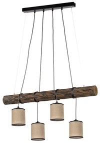 Spot-Light 68859456 - Полилей на кабел NEGRO 4xE27/25W/230V бор