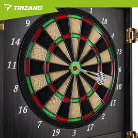 Електронен дартс Trizand 27046 с мишена, стрелички и LCD дисплей – Автоматично отчитане