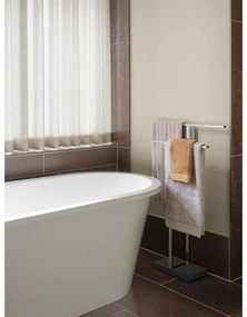 Оранжева/бежова хавлиена кърпа от органичен памук 70x140 cm Arto – Blomus