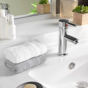 Бяла памучна кърпа от тери 30x50 cm Tendresse – douceur d'intérieur