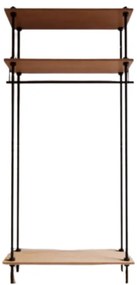 Рафт Ar Shelving Deco Armario abierto, 185x85x35 см, Метал + дърво, Кафяв