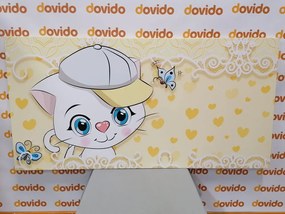Картина на платно – Любопитно коте