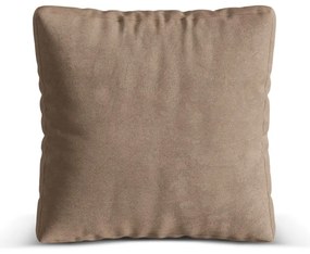 Светлокафява кадифена възглавница за модулен диван Martina – Micadoni