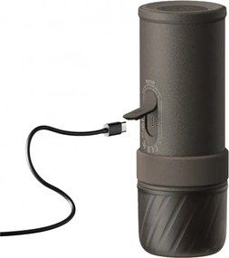 Преносима еспресо машина Outin Mino SG, 22 bar, 9000 mAh, 70 мл, Екстракция при 93.3°C, Мляно + капсули Nespresso, USB-C, Сив