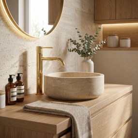 Смесител за мивка Rea Venti Gold High