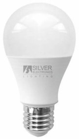 Сферична LED крушка за лампа Silver Electronics ECO E27 15W Бяла светлина - 3000K