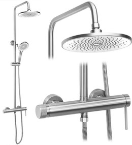 Комплект за душ Rea Foss Clif Brush Nickel