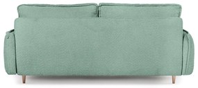 Зелен разтегателен диван от плат букле 215 cm Patti - Bonami Selection